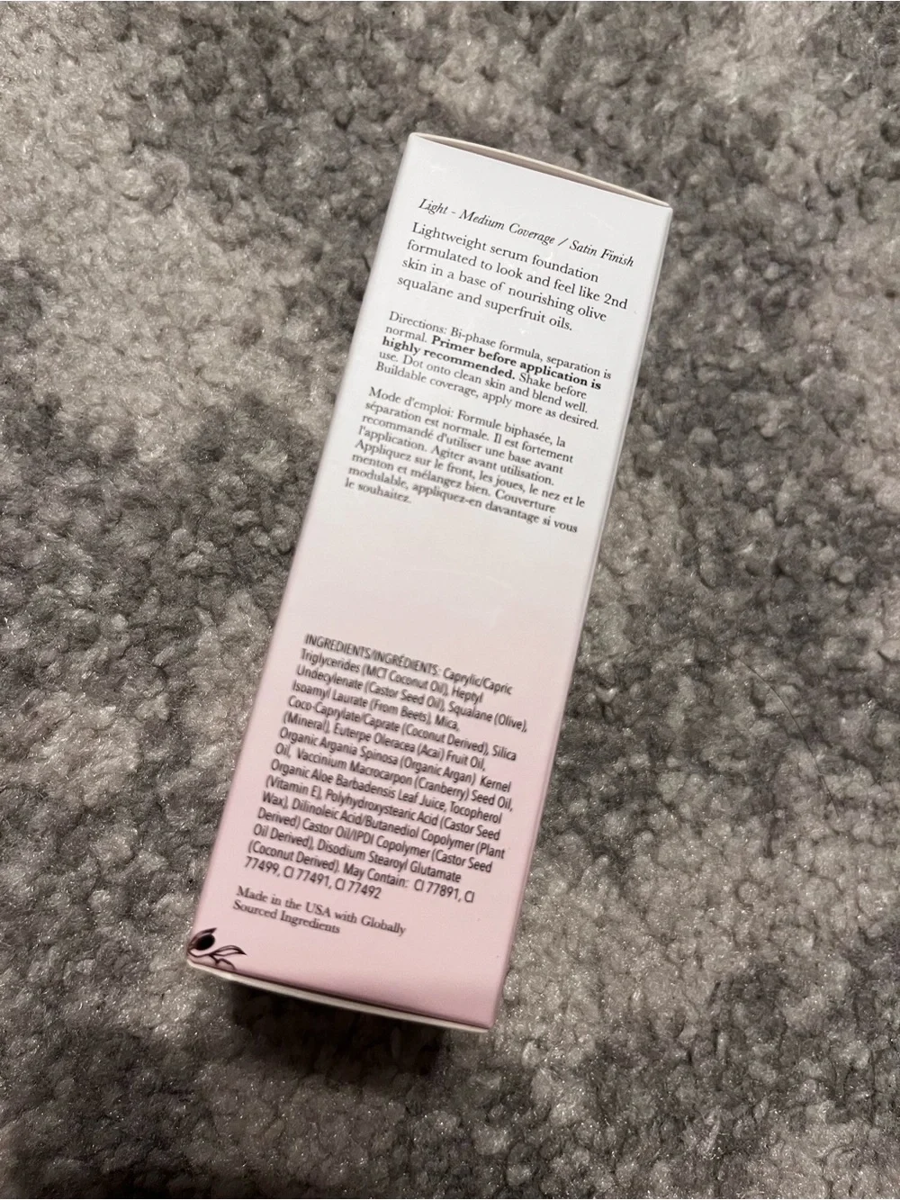 100% pure 2nd skin foundation SHADE 4 Non Toxic Clean Beauty Full Coverage